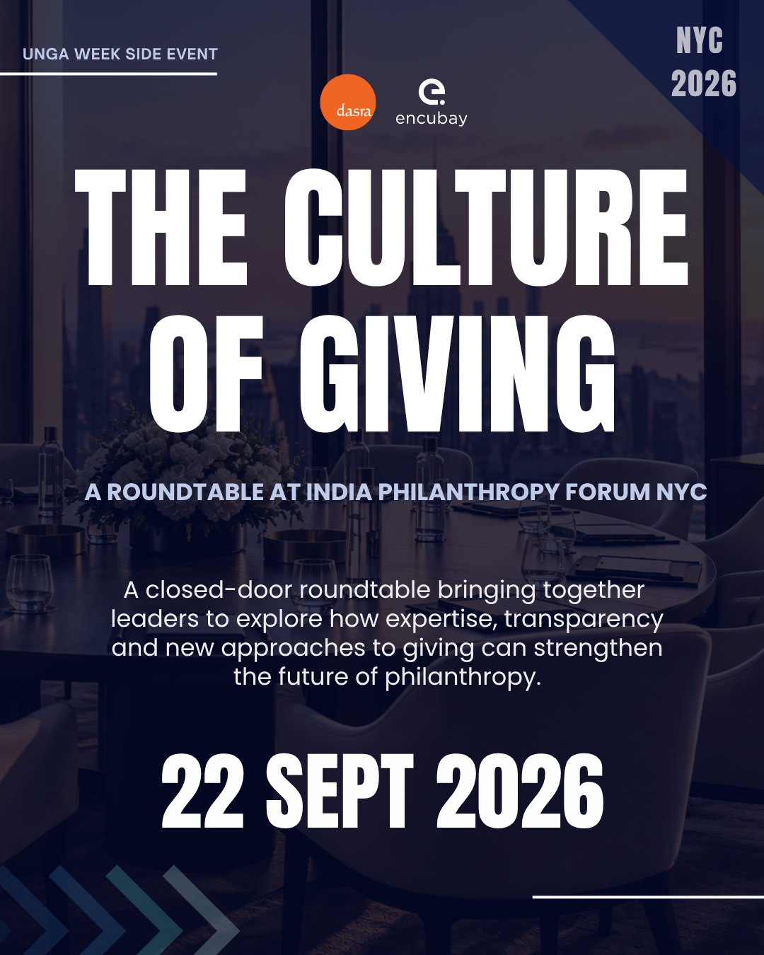 The Culture of Giving — 2026 · New York