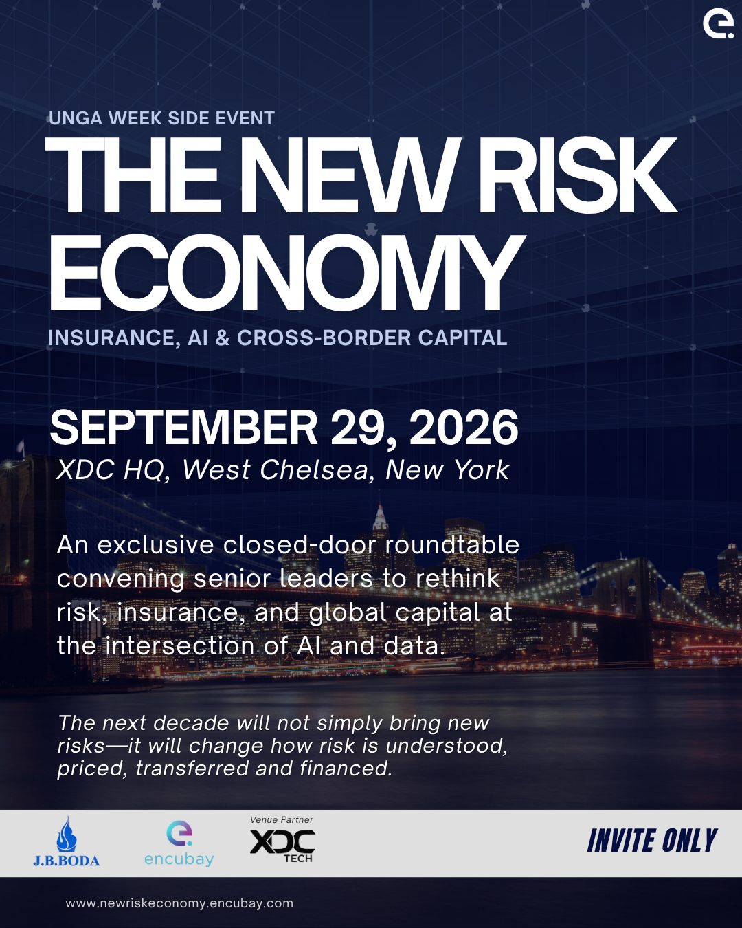 The New Risk Economy — 2026 · New York
