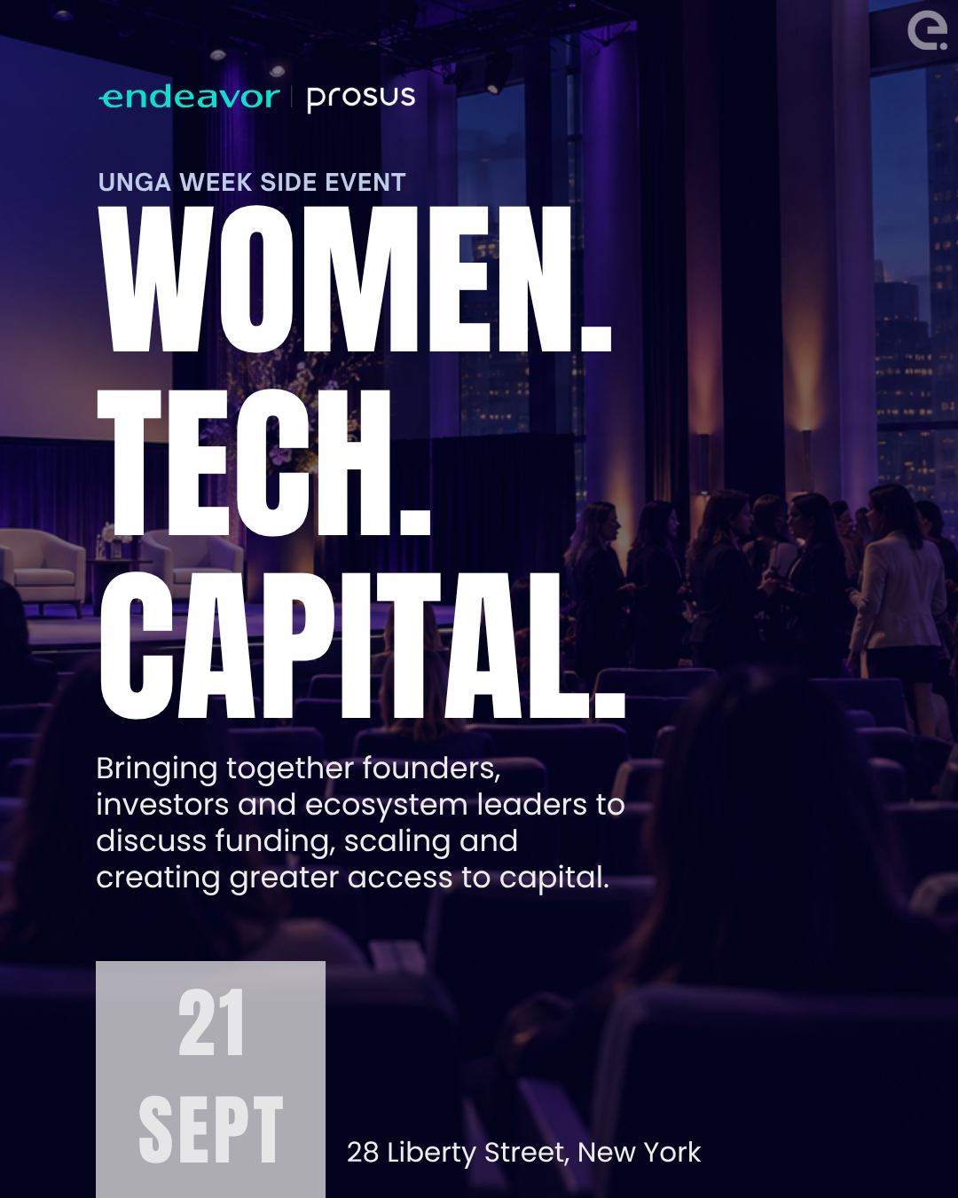 Closing the Gap: Women, Tech & Venture Capital — 2026 · New York